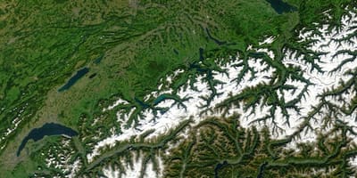Kaart, satelliit šveits