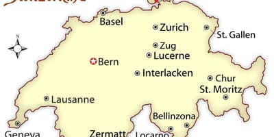 Kaart chur šveits