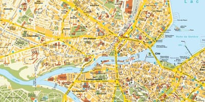 Street map-genf, šveits